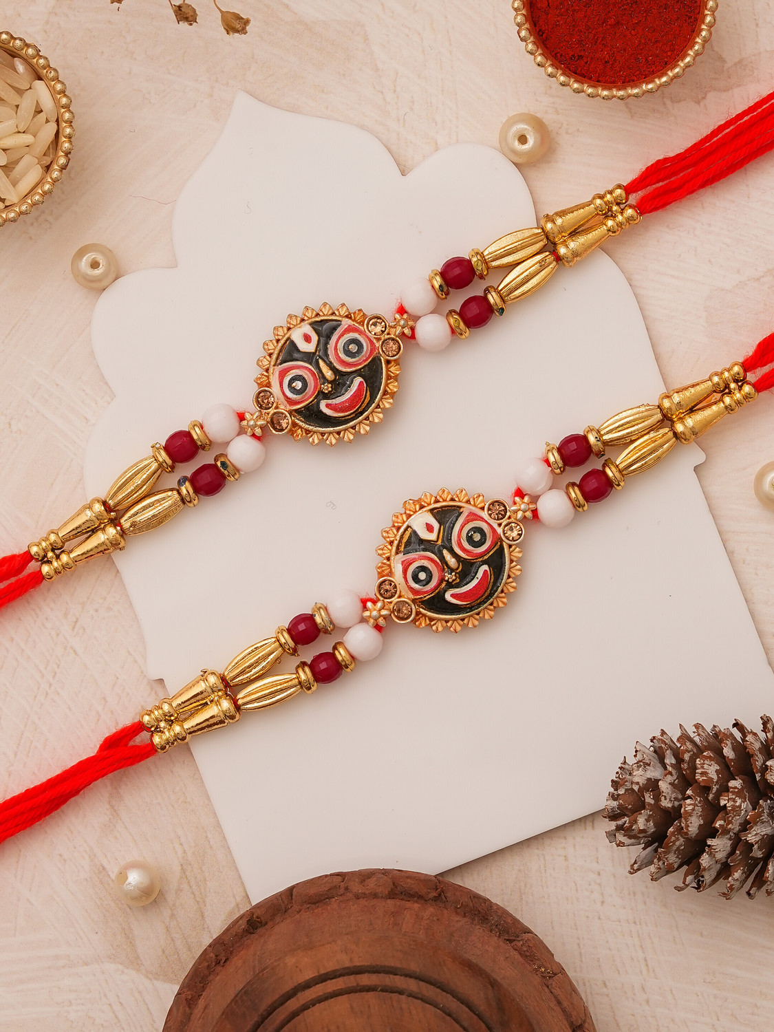 Image of Religious Rakhi For Brother Assorted Rakhi by Poorak