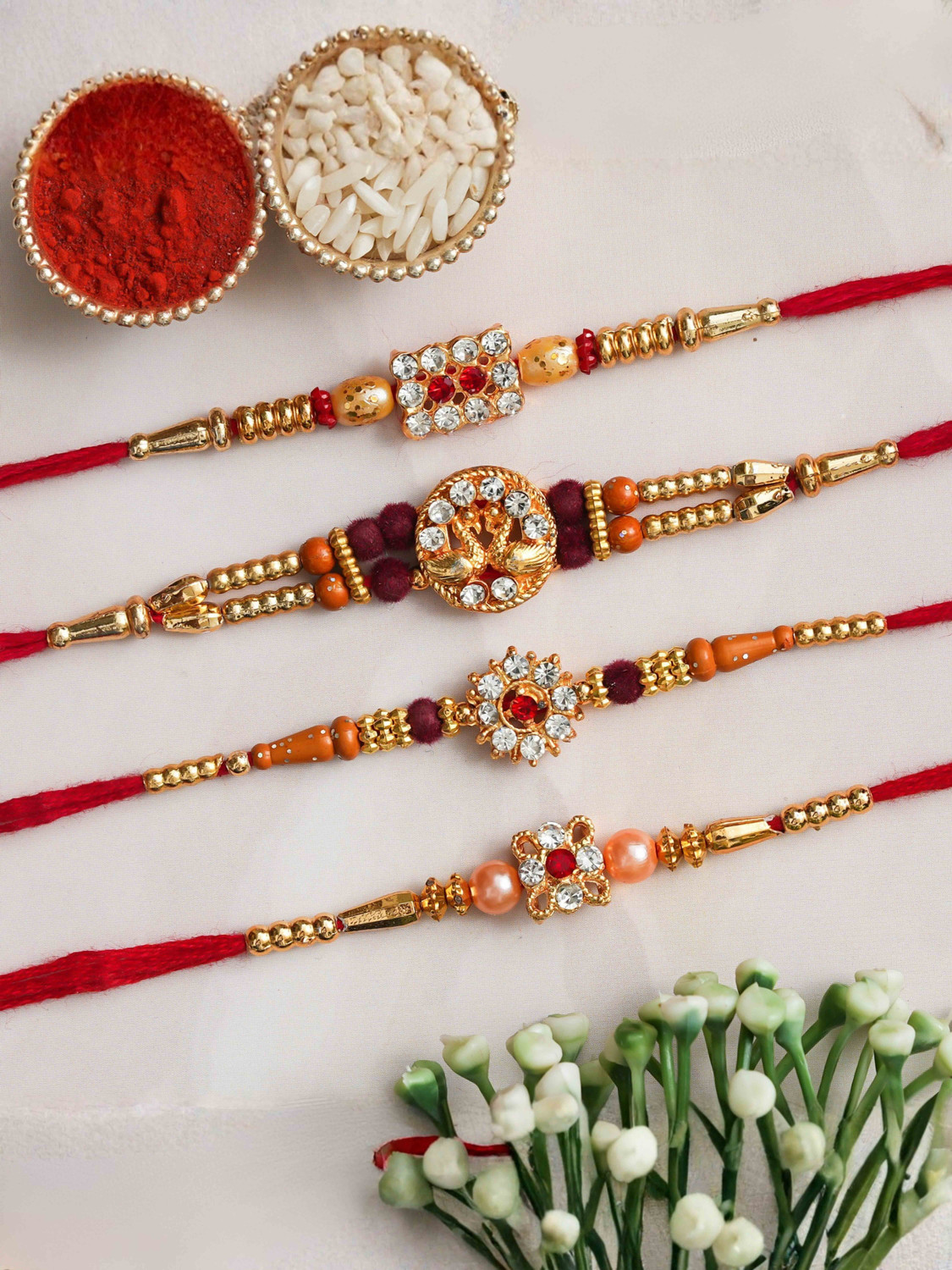 Image of Religious Rakhi For Brother Assorted Rakhi by Poorak