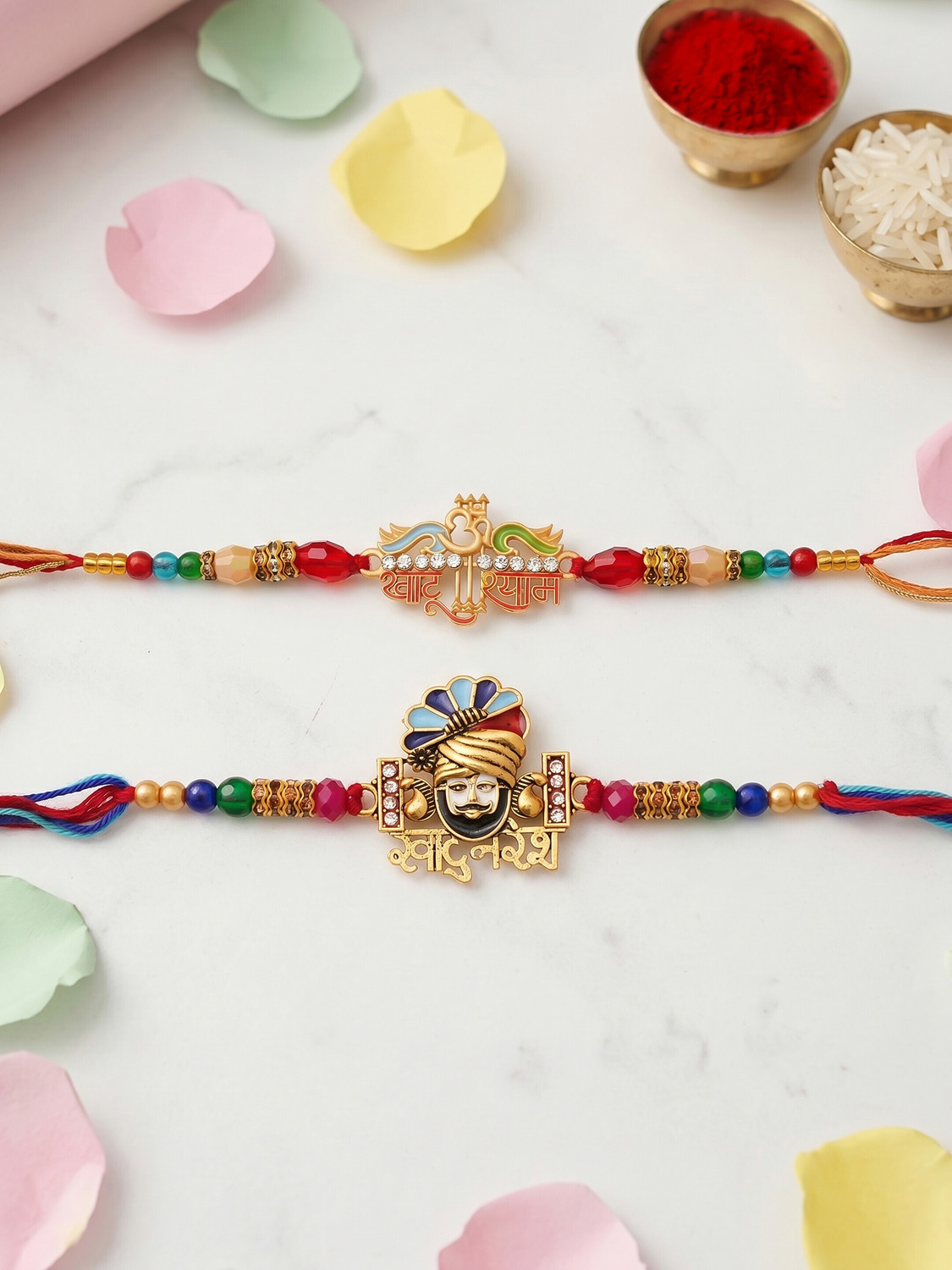 Image of Religious Rakhi For Brother Assorted Rakhi by Poorak
