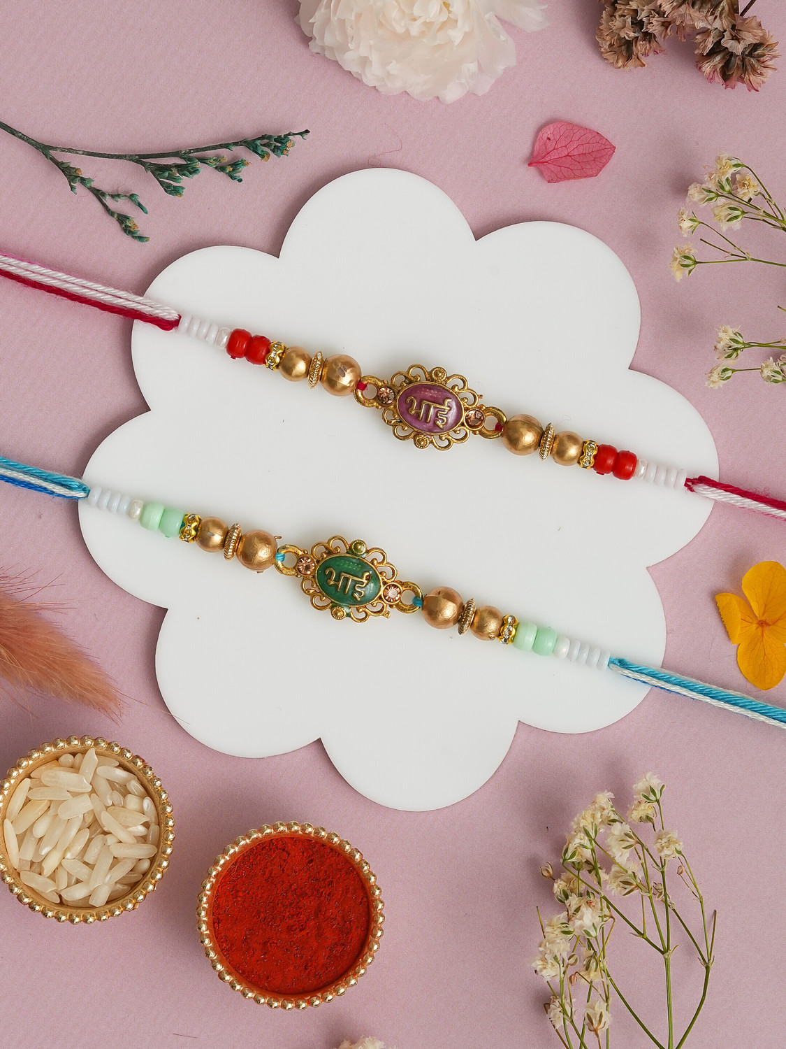 Image of Religious Rakhi For Brother Assorted Rakhi by Poorak