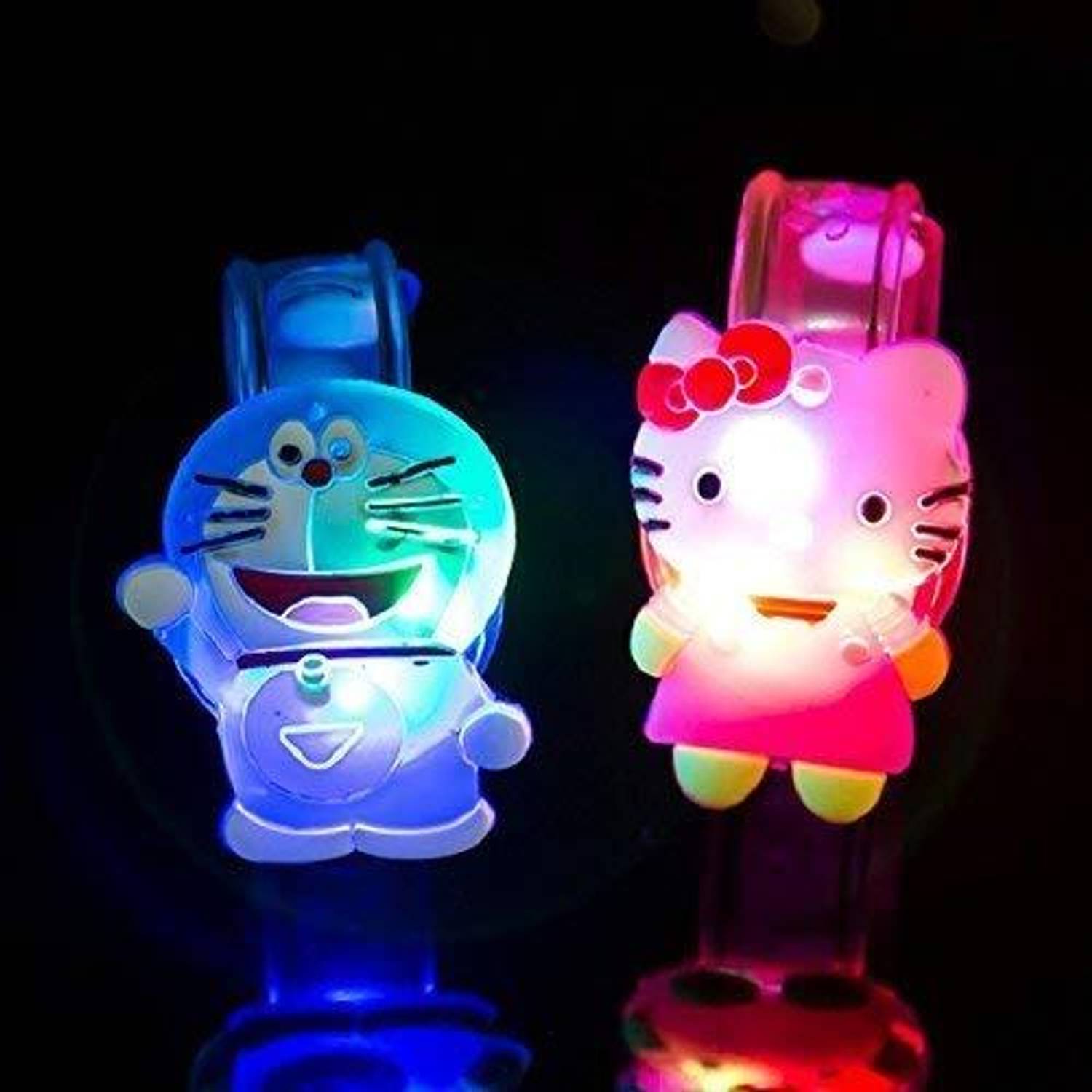 Kids LED Light Rakhi for Brother Kids Rakhi (Multi Cartoon Print)(Pack of 2) Plastic (PVC) Rakhi by Chiransi