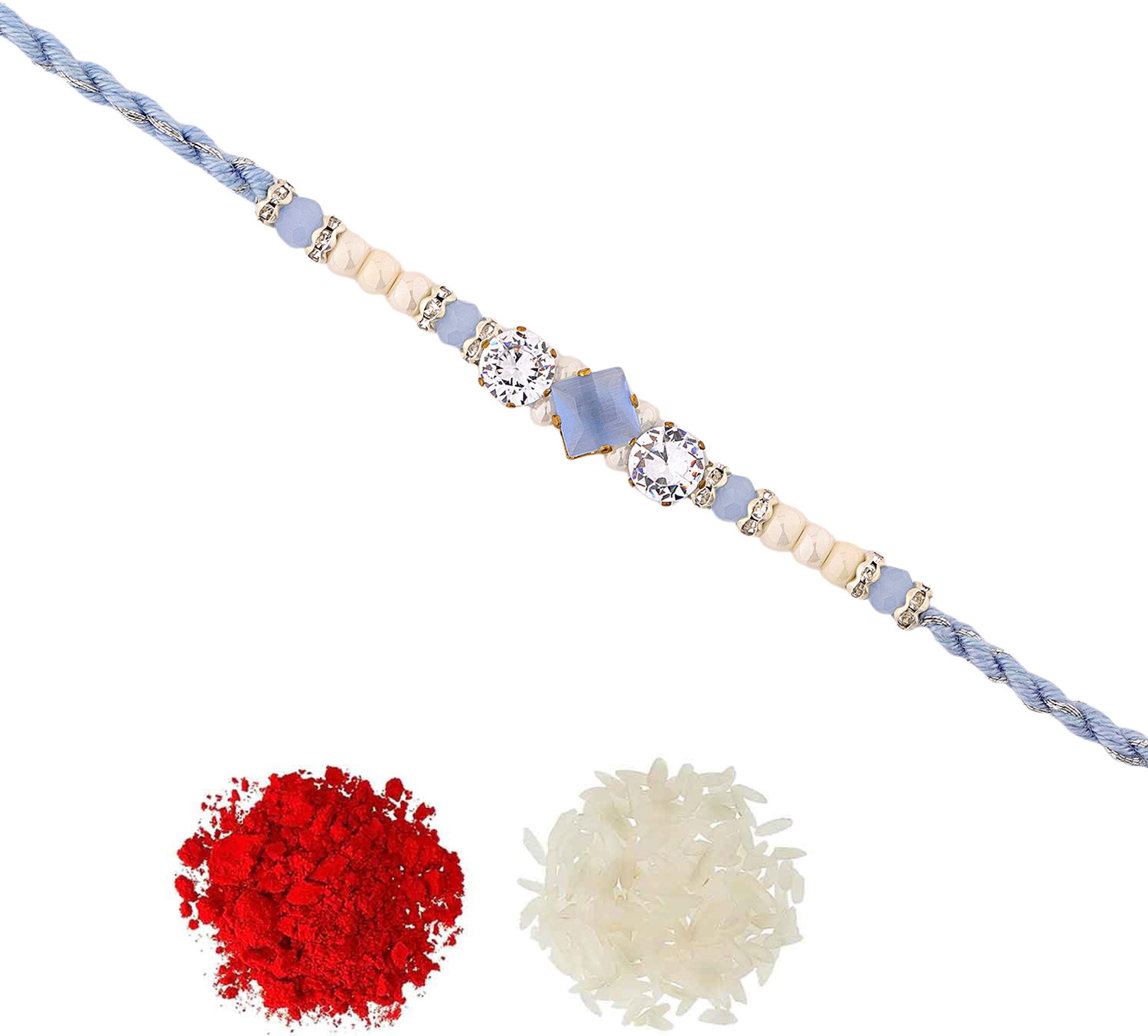 Image of Designer 8905124561685 Mauli Thread Rakhi by Voylla