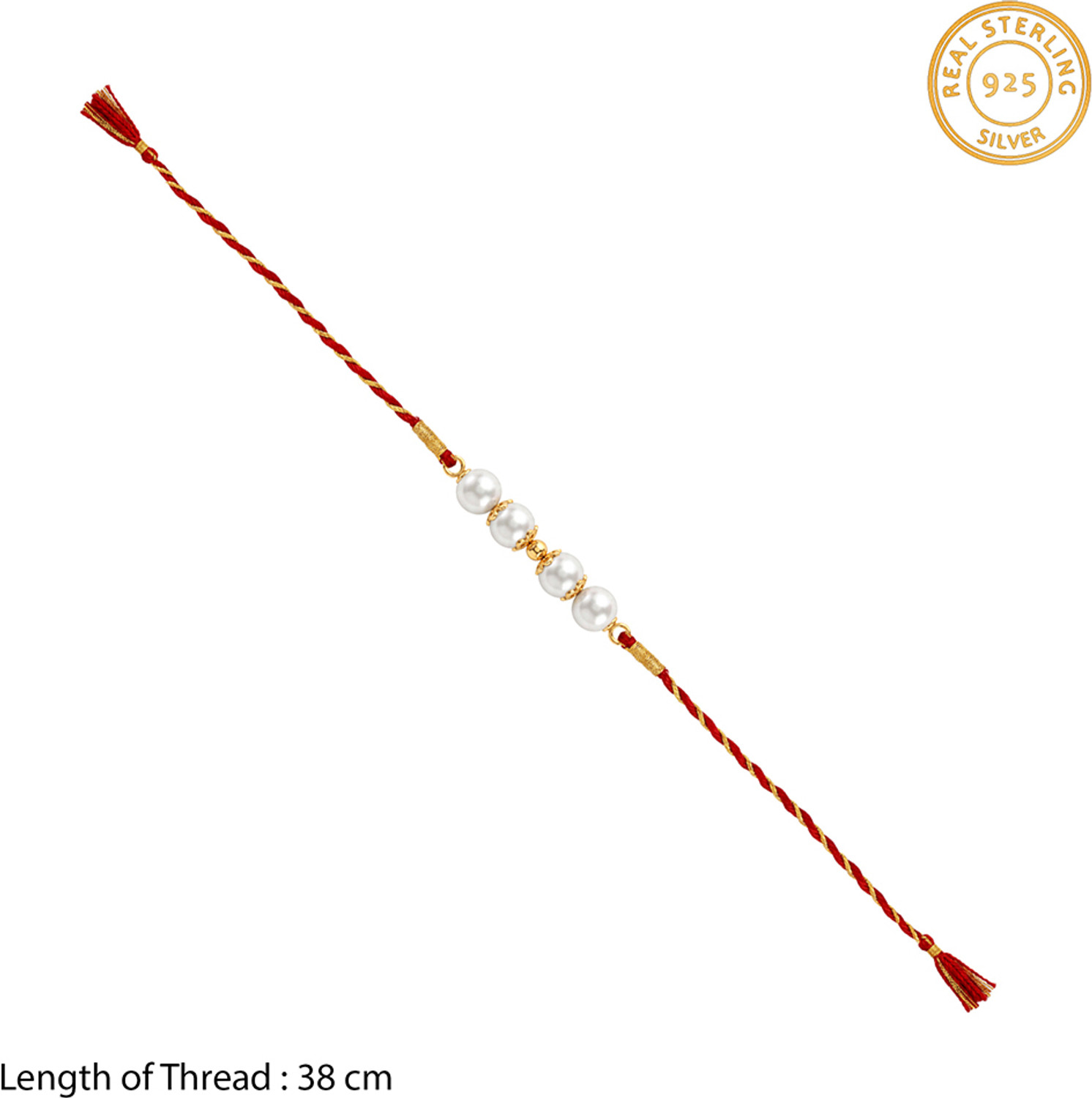 Image of Thread RK0692 Silver Chawal Roli Pack Set by GIVA