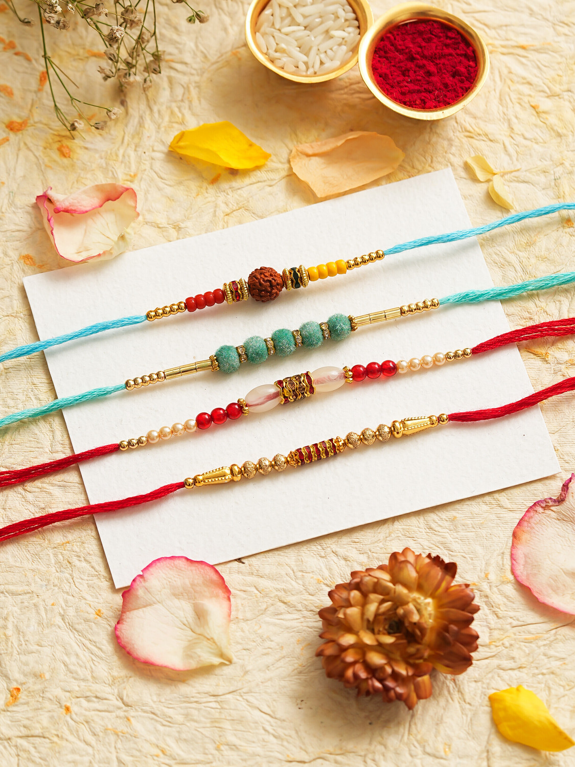 Image of Religious Rakhi For Brother Assorted Rakhi by Poorak
