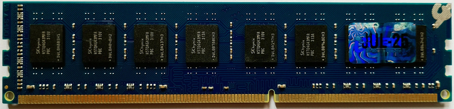 Image of Hi-tech Hynix Desktop RAM DDR3 8 GB (Single Channel) PC DDR3 (8GB DDR3 PC3L-12800U | 1600MHz 1.35 volt | 240 PIN | 5 Years Door Step Warranty)
