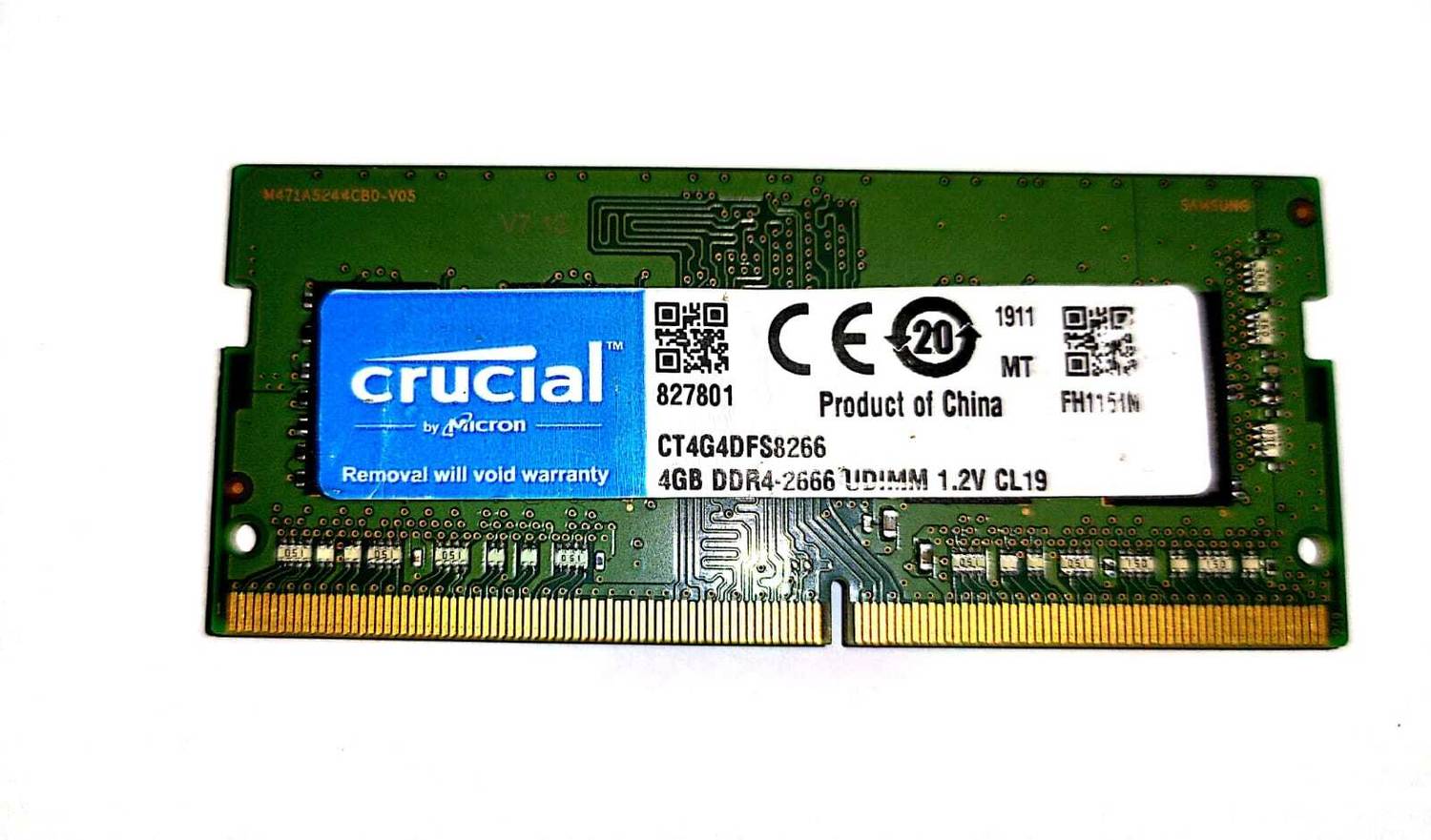 Crucial Crucial 4GB DDR4 2666Mhz RAM Laptop DDR4 GB