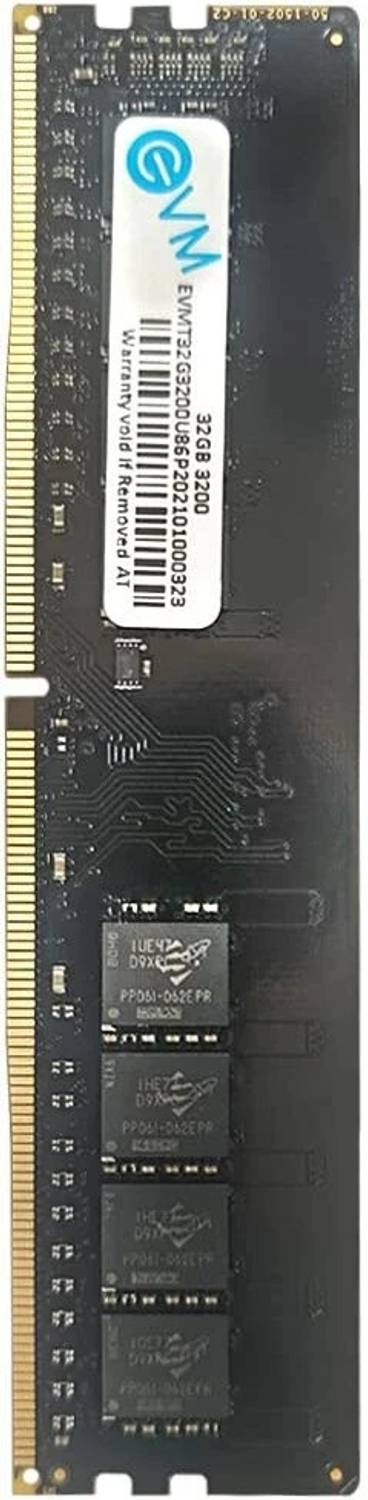 EVM Desktop RAM DDR4 32 GB PC (EVMT32G3200U88P) (Black)