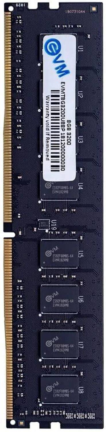 EVM Desktop RAM DDR4 8GB Black - Image 1