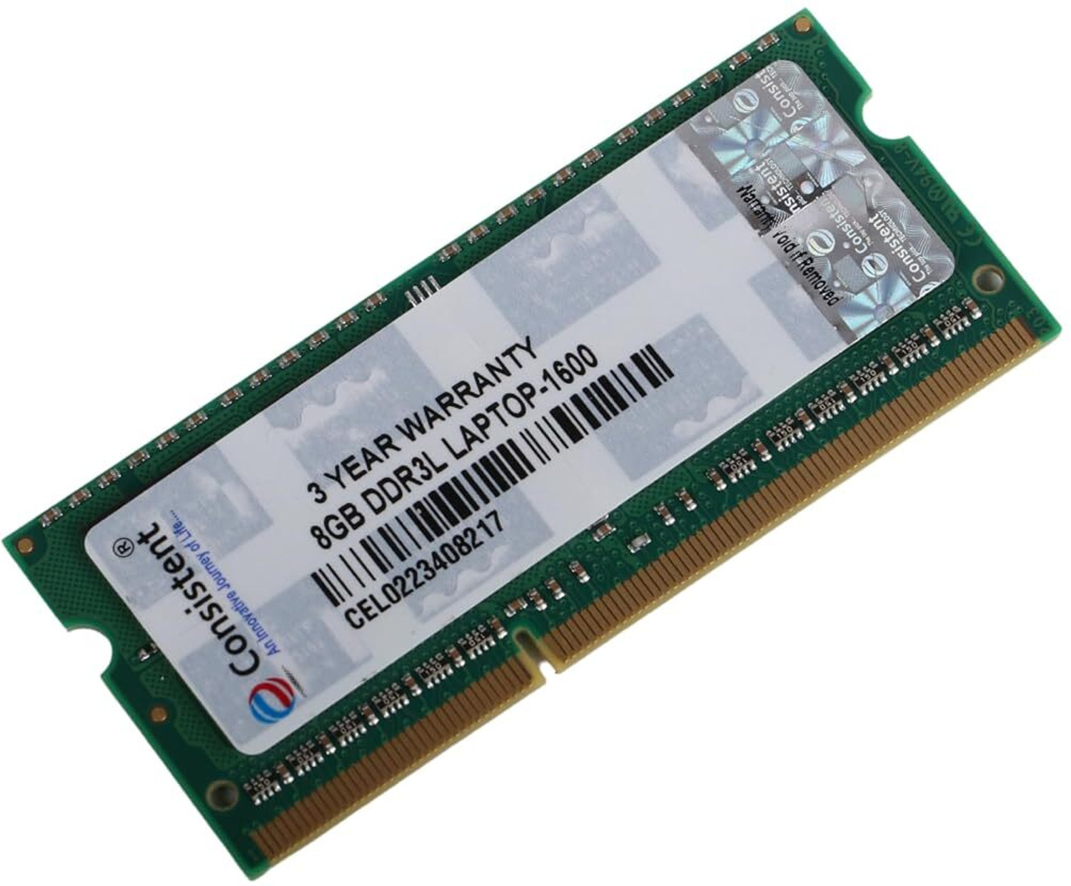 Image of CONSISTEBT 1600 DDR3 8 GB (Dual Channel) Laptop (Consistent 8GB DDR3 1600 Laptop RAM)