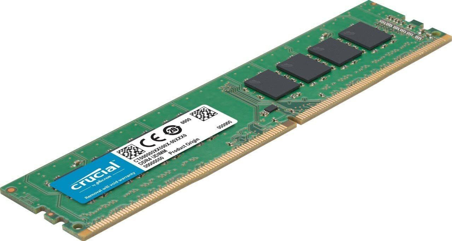 Image of Crucial Crucial Basic Series 2666 Mhz Desktop Ram with 10 Years Warranty DDR4 4 GB (Dual Channel) PC (CT4G4DFS8266- 4GB DDR4-2666 UDIMM)