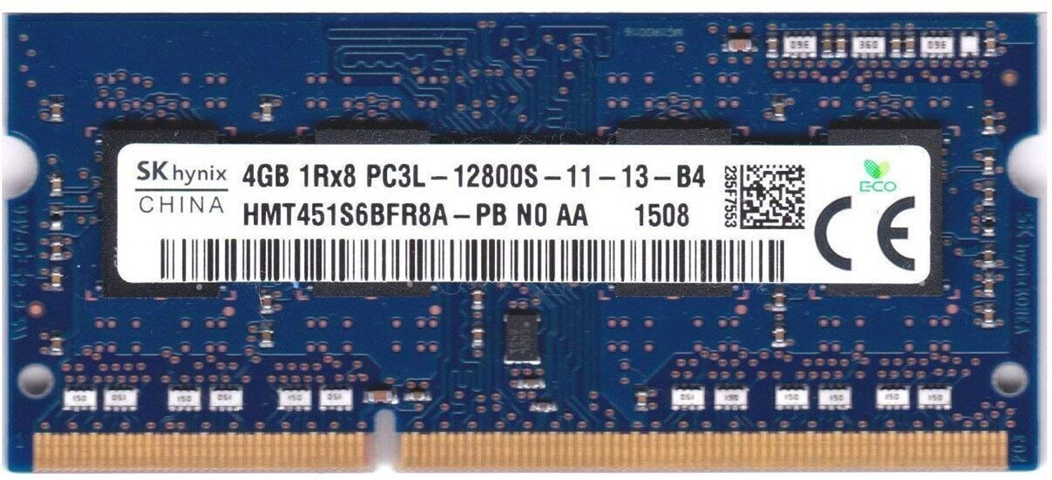 Image of Hynix Low Voltage Ram 1.35 Volt DDR3 4 GB Laptop 1Rx8 (HMT451S6AFR8A)