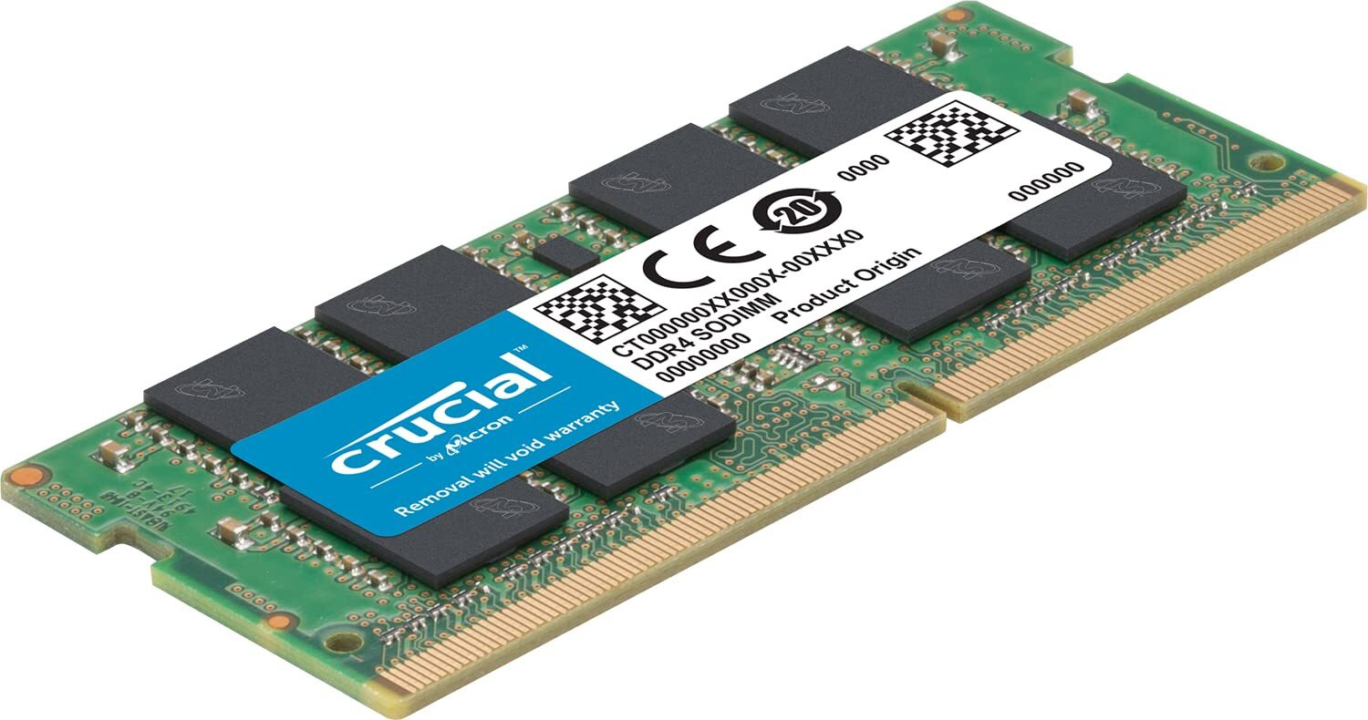 Image of PGS Enterprises Crucial Basics Ram 3200MHZ Compatible with (2933MHz or 2666mhz) 4 YEARS WARRANTY DDR4 16 GB (Single Channel) Laptop (Crucial Basics Ram 3200MHZ)