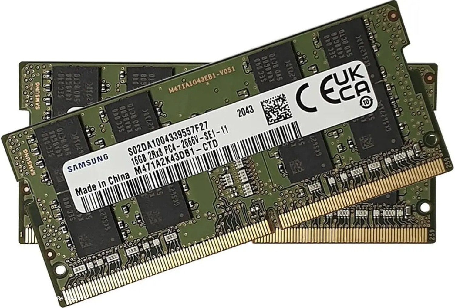 Image of Sumsang DDR4 DDR4 16 GB (Single Channel) Laptop DDR4 (M471A2K43DB1-CTD)