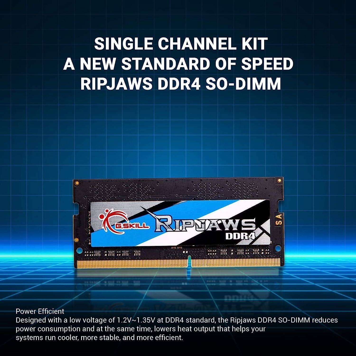 G.Skill Ripjaws DDR4 8 GB (Single Channel) Laptop SDRAM (F4