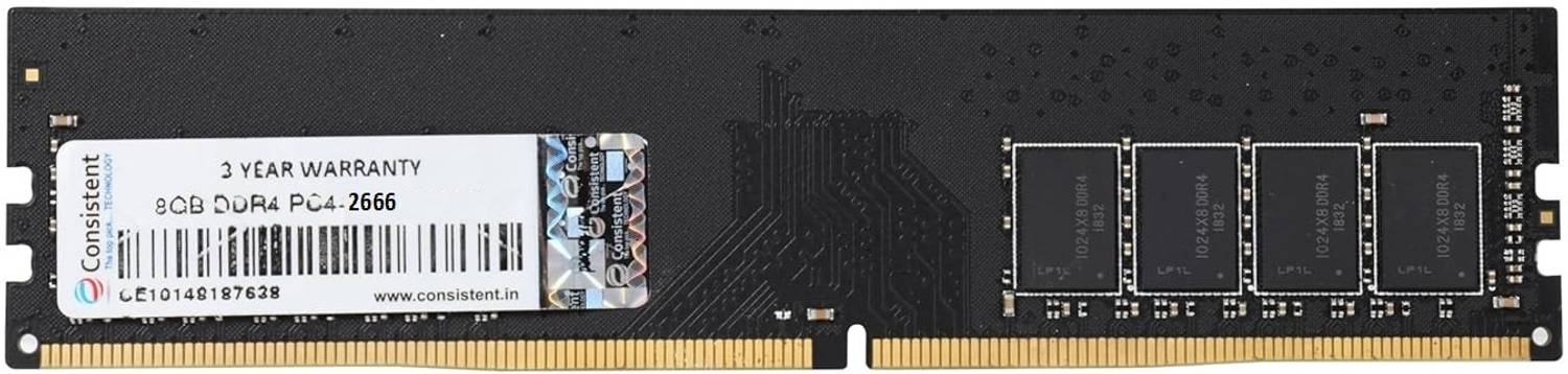 Consistant DDR4 8GB 2666MHz PC RAM - Image 1