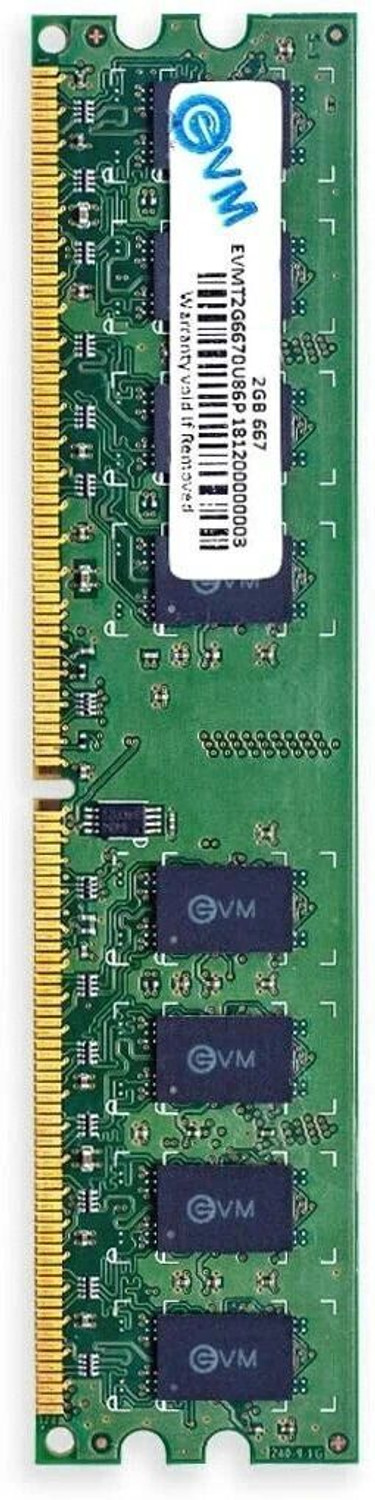 Image of EVM Desktop RAM DDR2 2 GB PC DDR2 (EVMT2G6670U86P)