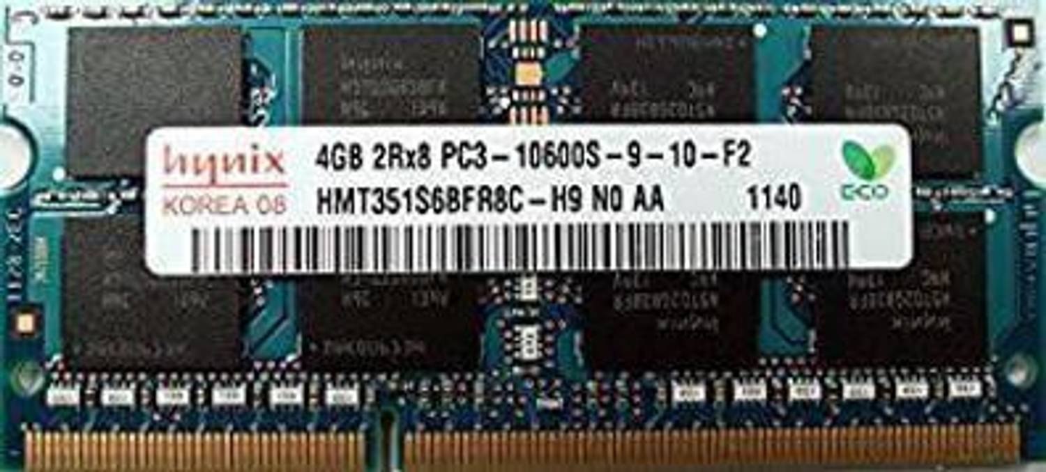 Hynix 1333mhz DDR3 4 GB Laptop (hmt351s6bfr8c-h9 Pc3 10600s