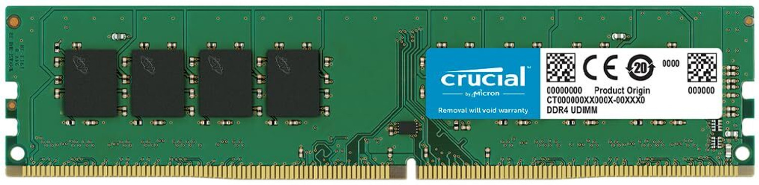 Image of Crucial Crucial DDR4 Desktop Memory DDR4 8 GB (Single Channel) PC (DESKTOP RAM)