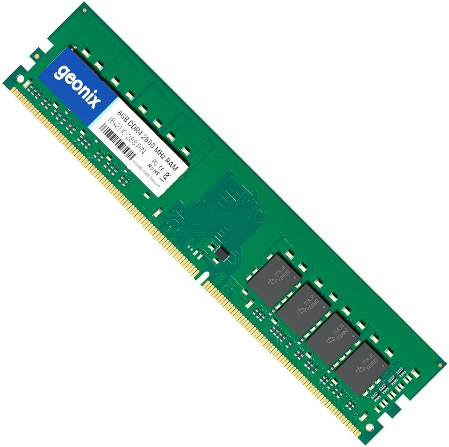 Image of GEONIX 2666 MHz DDR4 8 GB (Single Channel) PC Desktop Ram (8GB DDR4 Desktop Ram)