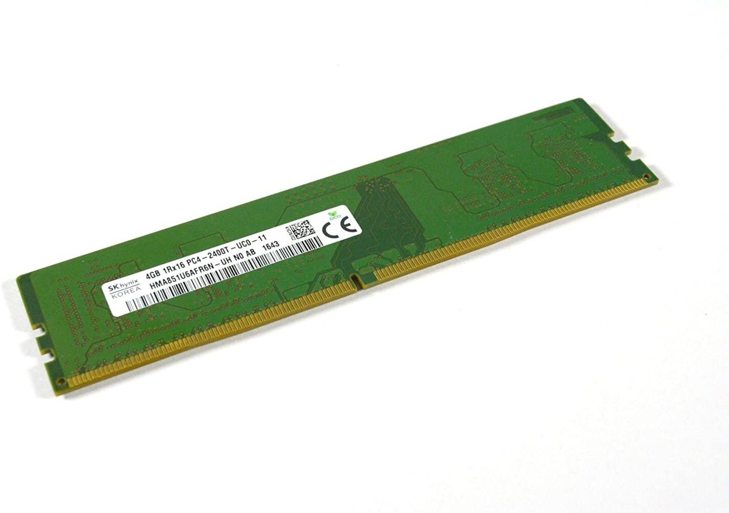 Image of Hynix DDR4 1RX16 PC4-2400MHZ DDR4 4 GB (Single Channel) PC (HMA851U6AFR6N-UH)