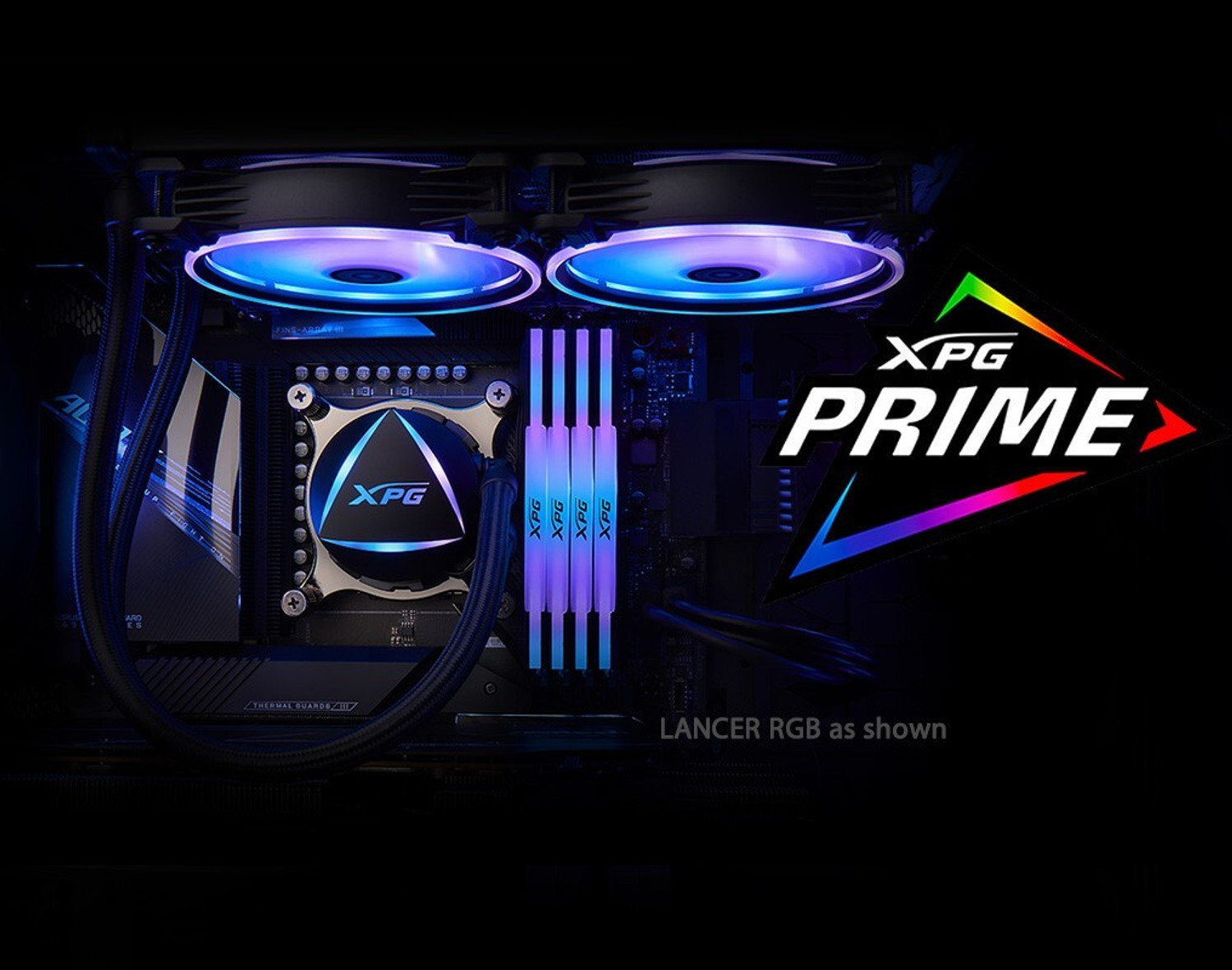 Image of ADATA Spectrix D41 RGB 4133Mhz DDR4 8 GB (Single Channel) PC DRAM (XPG SPECTRIX D41)