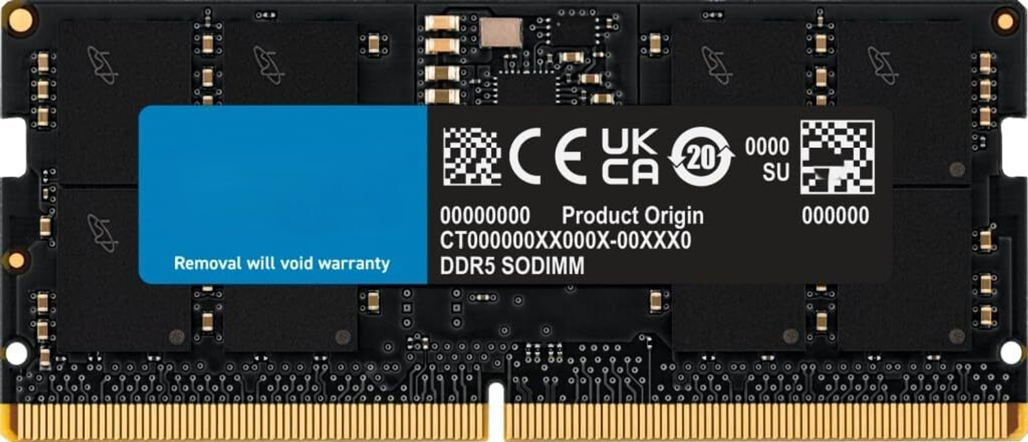 Image of PreSolve 4800MHz High-Speed Memory Module DDR5 16 GB (Dual Channel) Laptop (PC5-38400 | 262-Pin SO-DIMM | 1.1V)