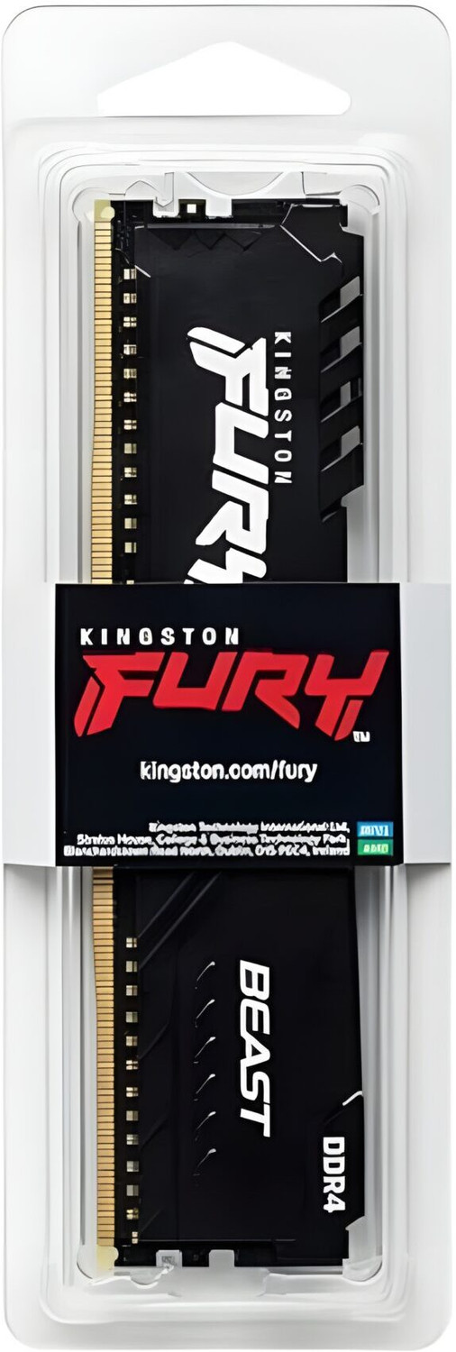Image of KINGSTON Fury Beast (Gaming) 2x8GB DDR4 16 GB (Dual Channel) PC DRAM (Fury Beast DDR4 3200Mhz)