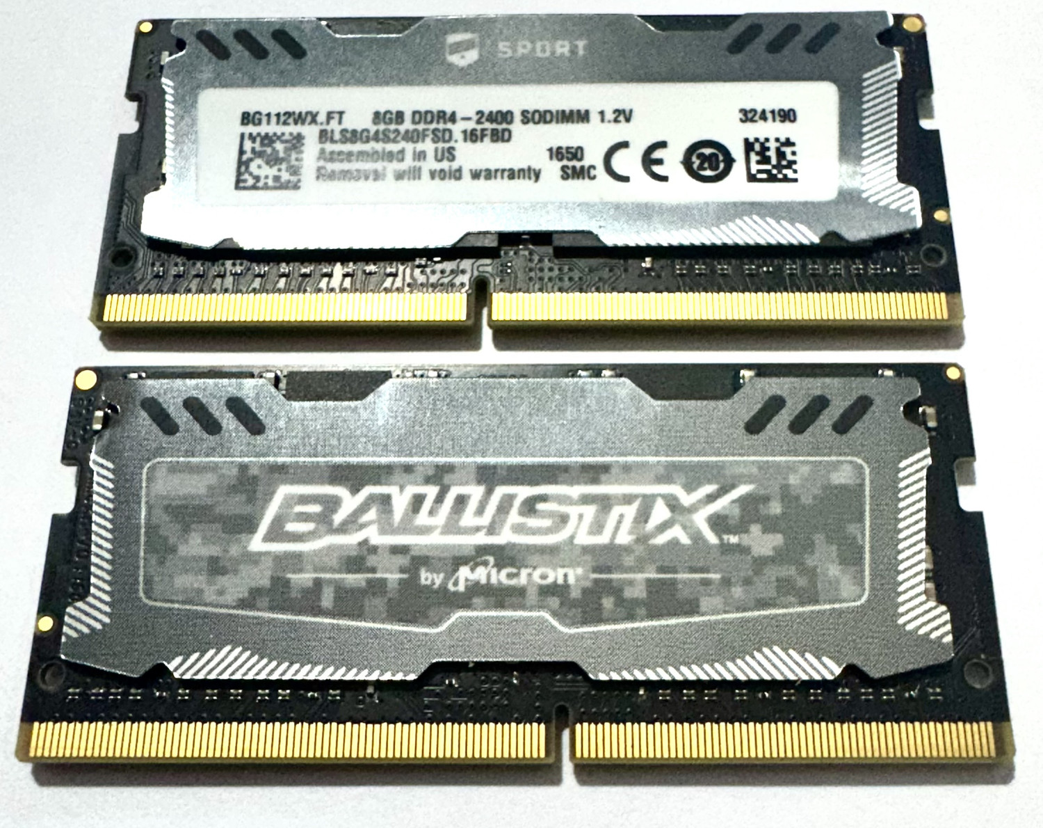 Image of Crucial Sport DDR4 8 GB (Single Channel) Laptop SO-DIMM (Ballistix)