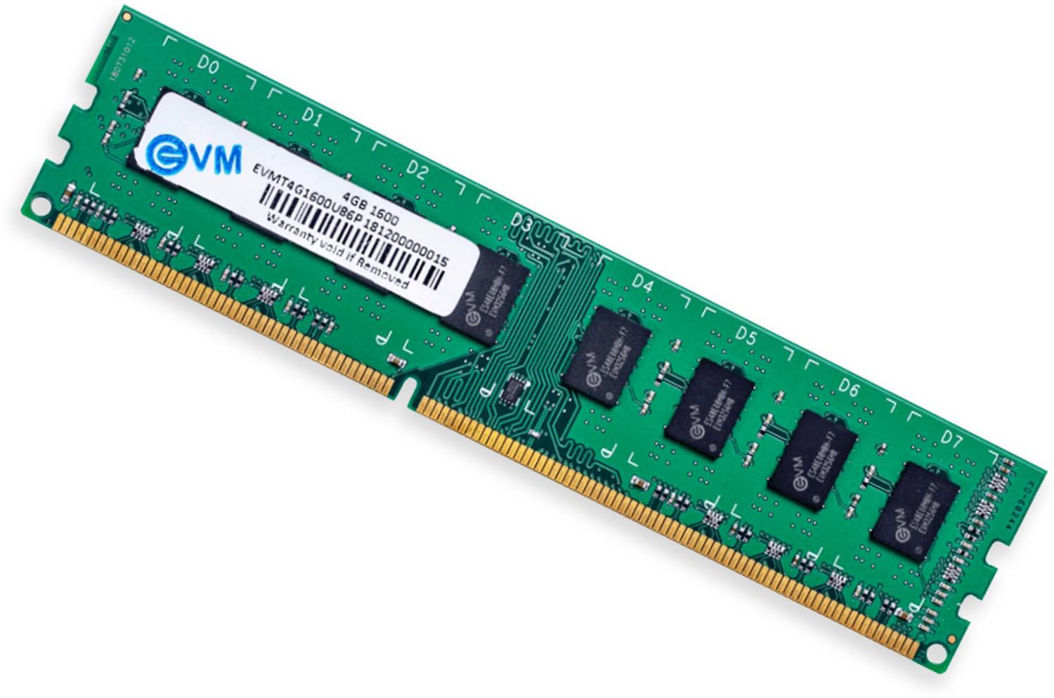 Image of EVM Desktop RAM DDR3 4 GB Laptop DDR3 (EVMT4G1600U86P)