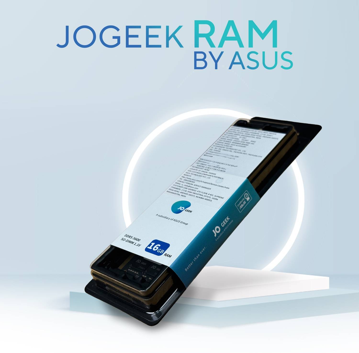JOGEEK 5600 MT/s, SO-DIMM Memory, High-Speed Performance, Low