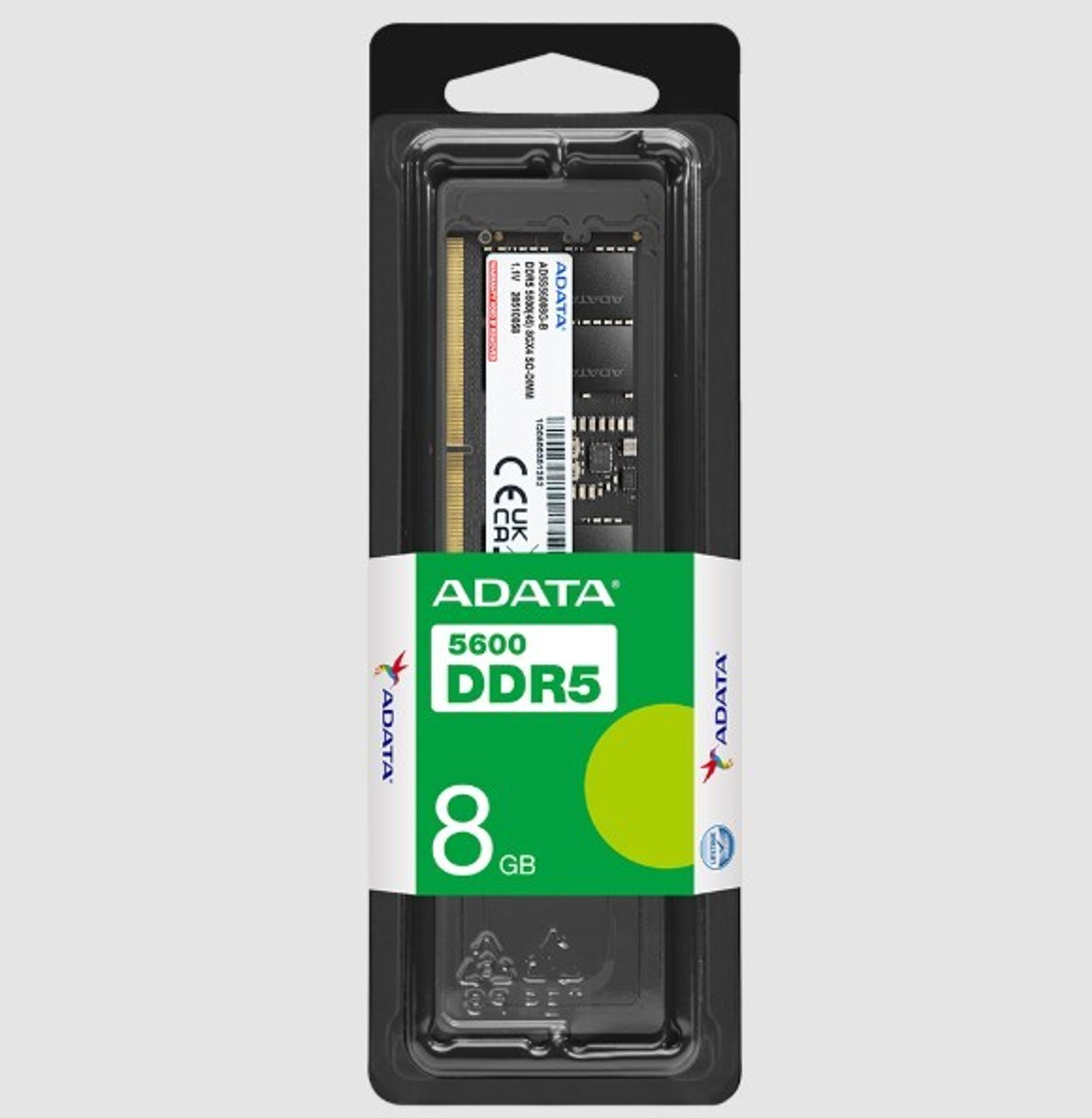 Image of ADATA Laptop DDR5 8 GB (Single Channel) Laptop (AD5S56008G-S)