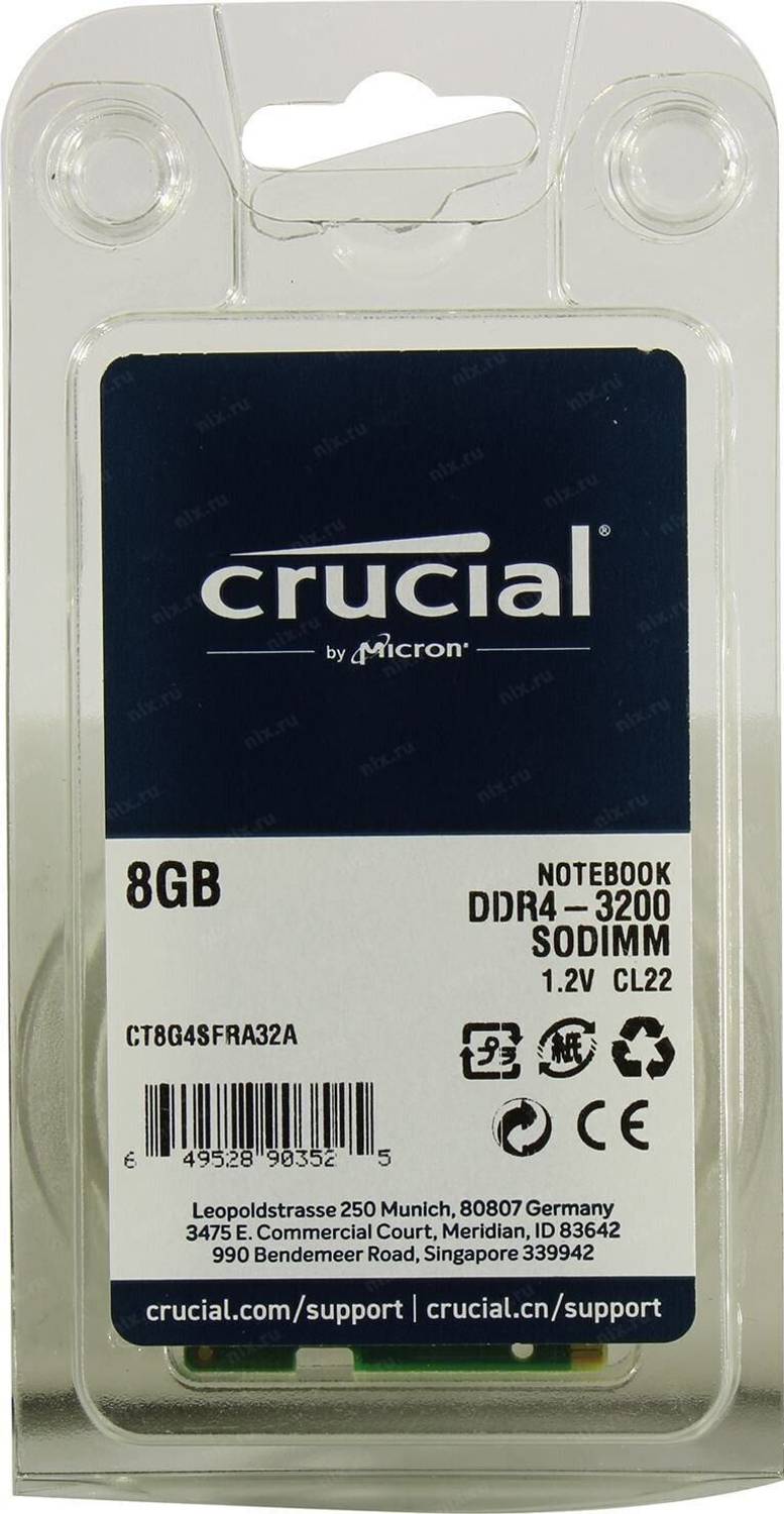 Crucial 8GB 3200Mhz DDR4 Laptop RAM - Image 4