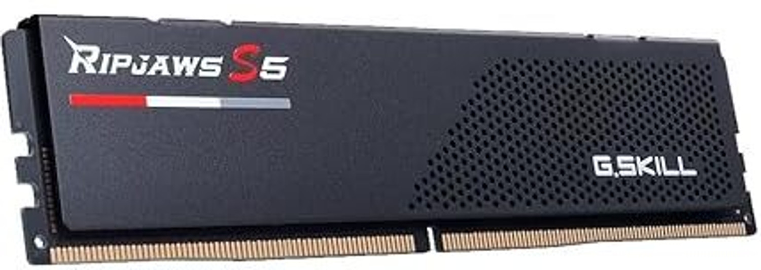 Image of G.Skill Ripjaws S5 Intel XMP DDR5 32 GB (Single Channel) PC (5200 MHz L36-36-36-83 1.25V Desktop Memory I RAM - F5-5200J3636D32GX1-RS5K)