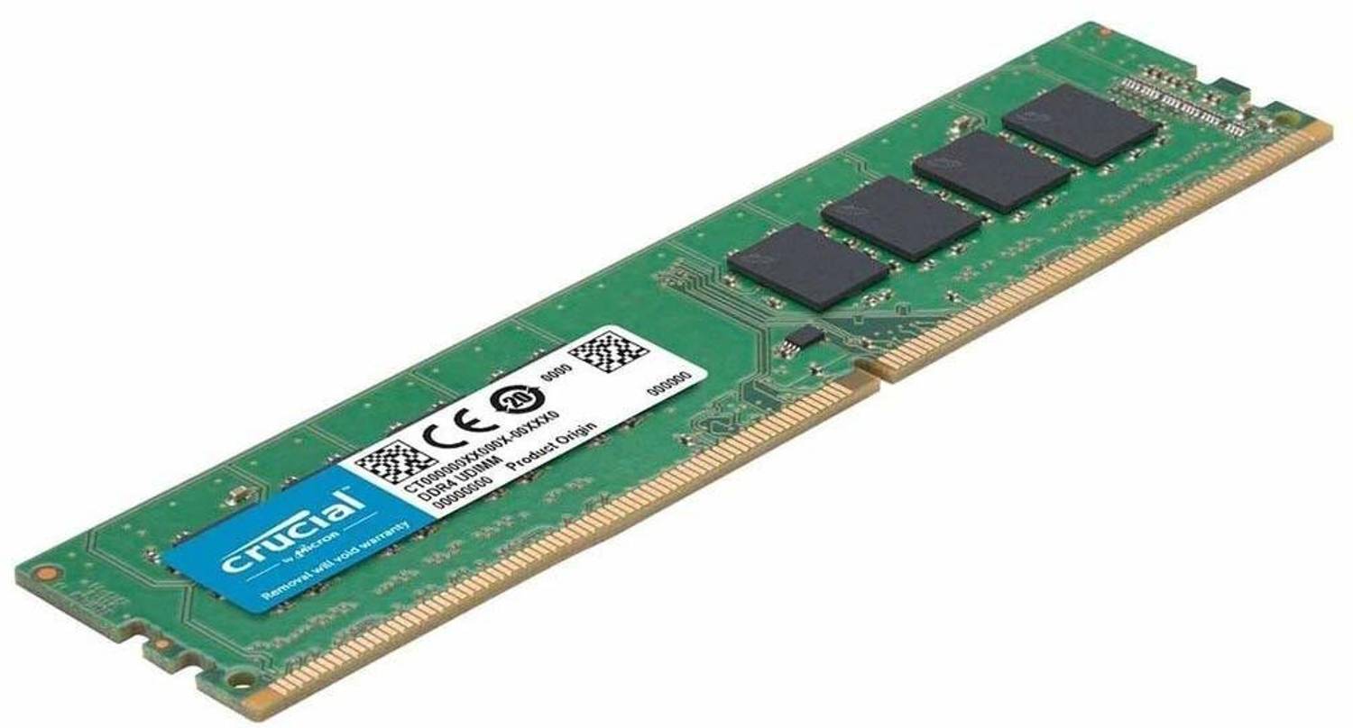 Crucial Basic DDR4 16 GB (Single Channel) PC DDR4 16GB (CB16GU2666