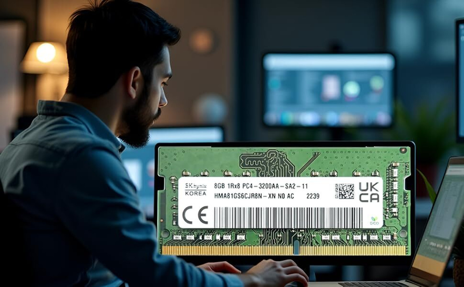 Image of Sk Hynix OEM 3200 MHz DDR4 8 GB (Single Channel) Laptop SO-DIMM RAM (PC4-25600)