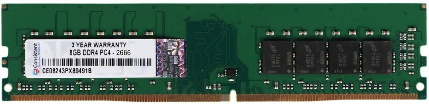 Consistent Desktop RAM DDR4 8 GB (Single Channel) PC (8GB DDR4 De