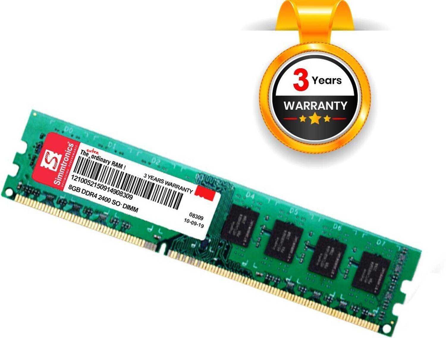 Simmtronics 2400 MHz DDR4 8 GB PC DDR4 RAM (8GB DDR4 2400 MHz RAM