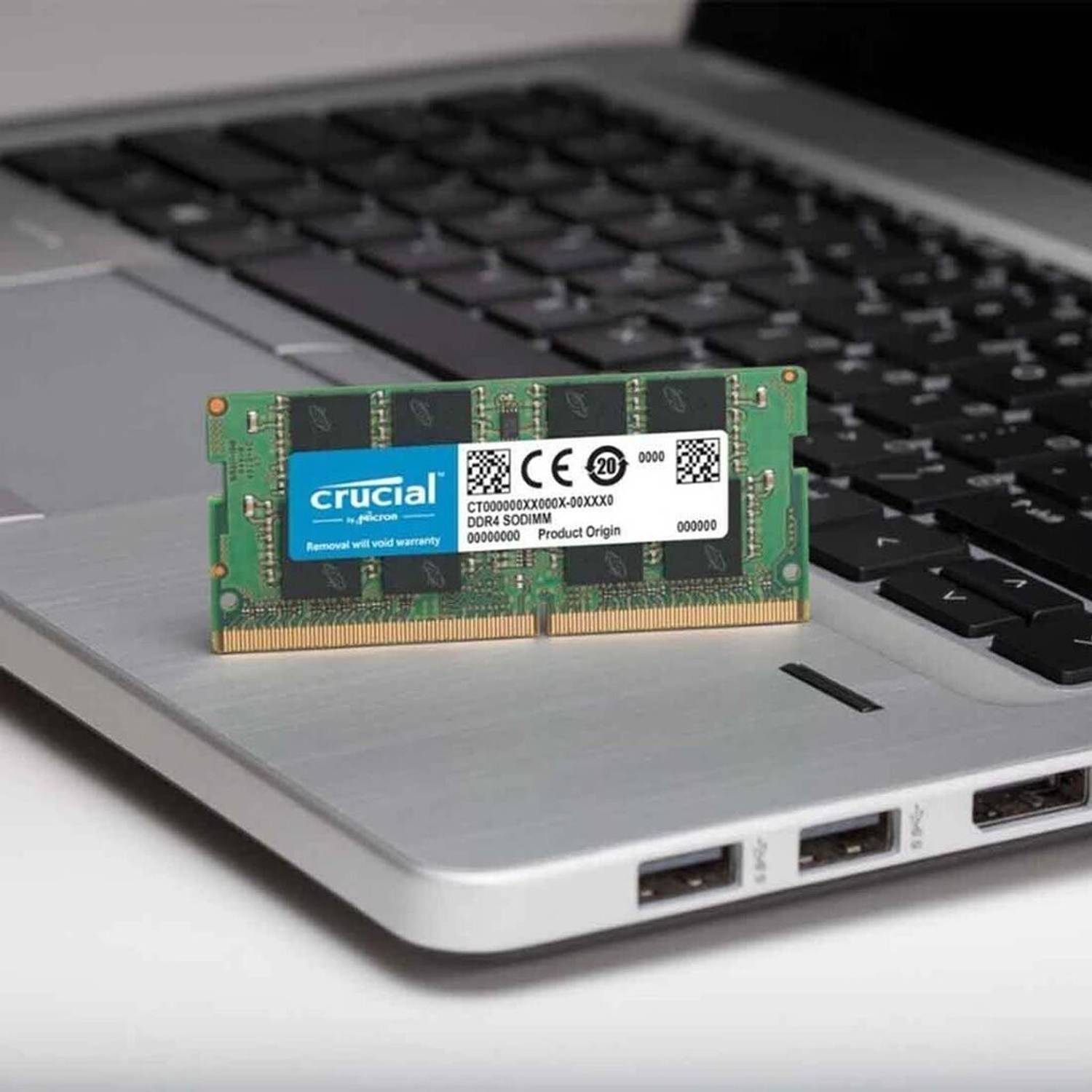 Crucial Basic DDR4 8 GB (Single Channel) Laptop DDR4 (8GB DDR4