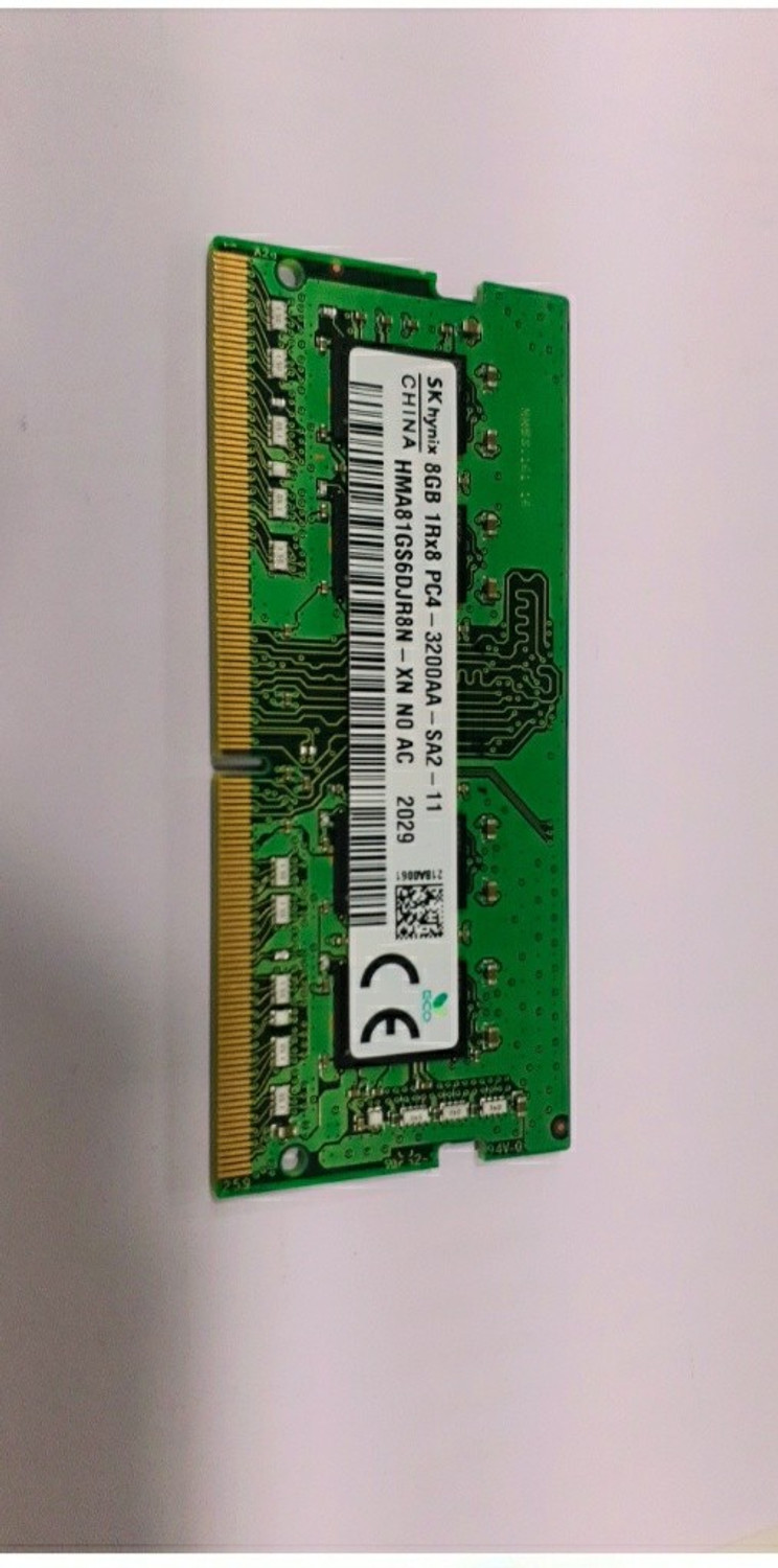 Sk Hynix 8GB DDR4 3200 MHZ DDR4 8 GB (Dual Channel) Laptop