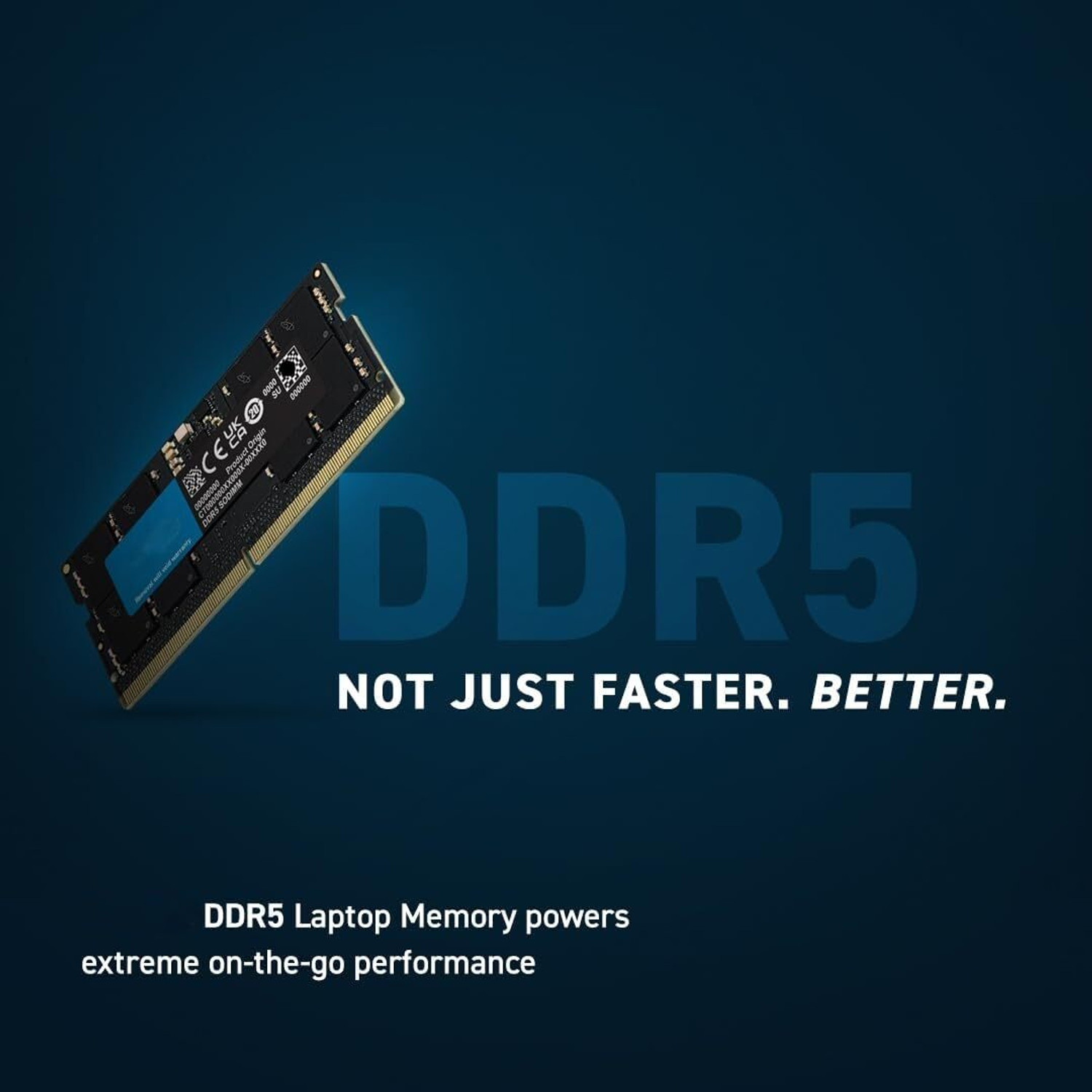 Image of PreSolve 4800MHz High-Speed Memory Module DDR5 16 GB (Dual Channel) Laptop (PC5-38400 | 262-Pin SO-DIMM | 1.1V)