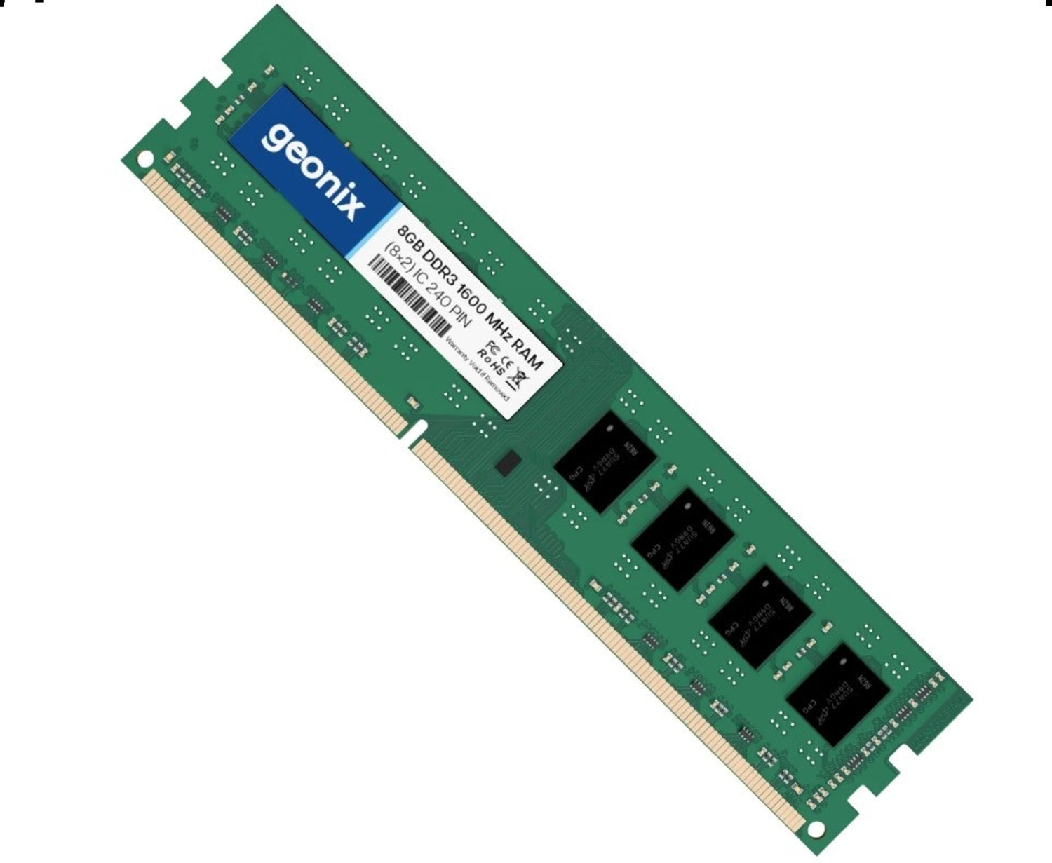 Image of Geonixx Geonix Desktop RAM Support H81, H61 All Brand MotherBrands DDR3 8 GB (Dual Channel) PC ddr3 (8 GB DDR3 1600mhz)