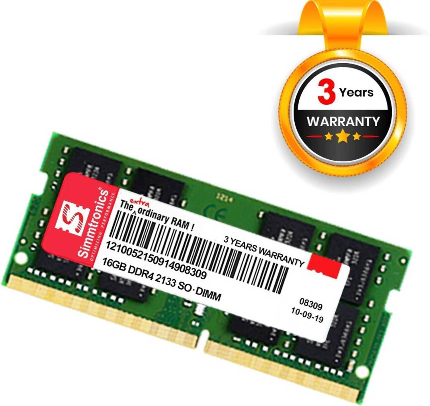 Simmtronics 16GB 2133MHz DDR4 Laptop RAM Green - Image 2