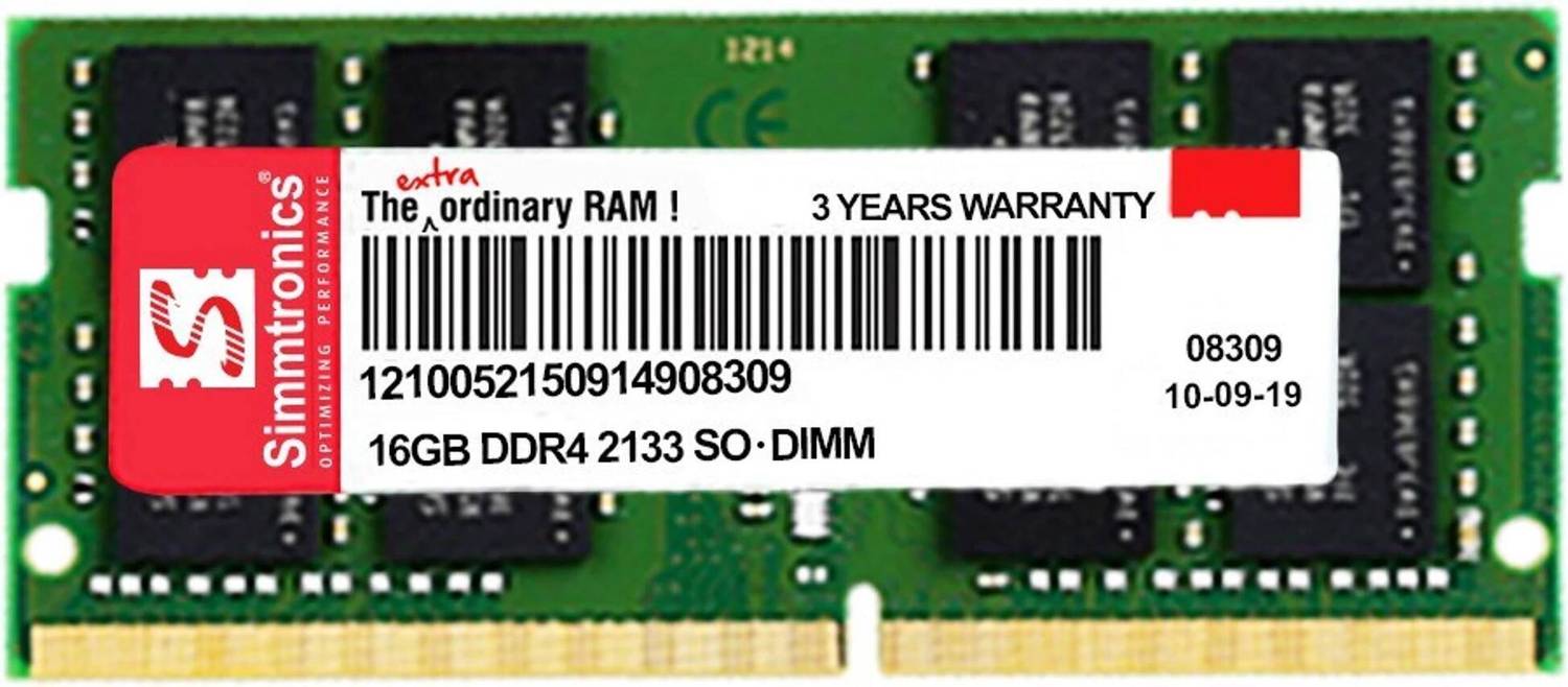 Simmtronics 16GB 2133MHz DDR4 Laptop RAM Green - Image 3