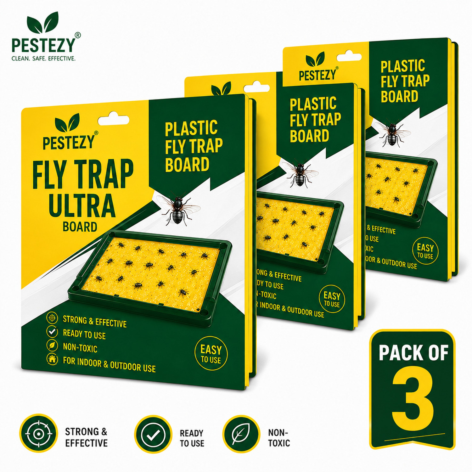 Image of PESTEZY pest control pack of 3 best quality Live Trap