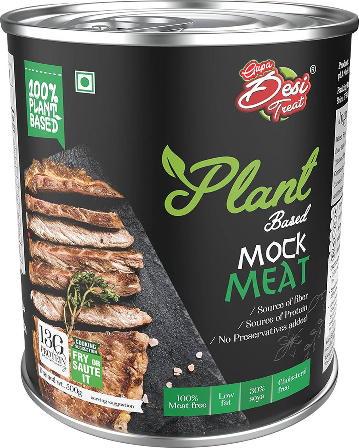 Desi Treat Plant-Based Mock Chicken & Mock Meat | High Protein
