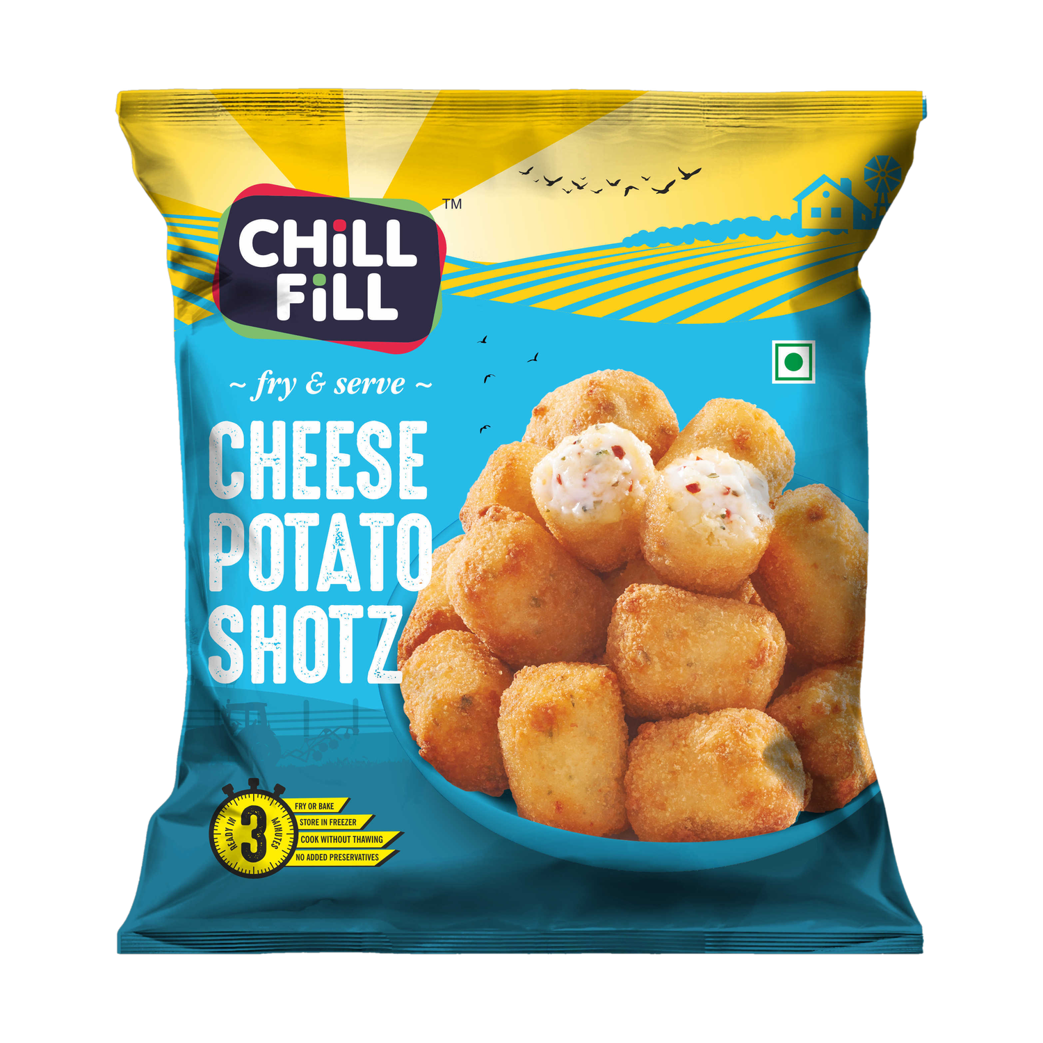 Chill Fill Potato Cheese Shotz