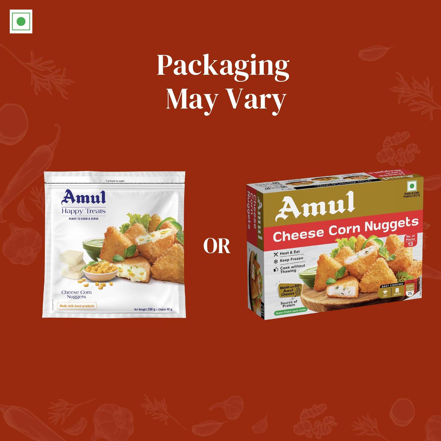 Amul Cheese Corn Nuggets