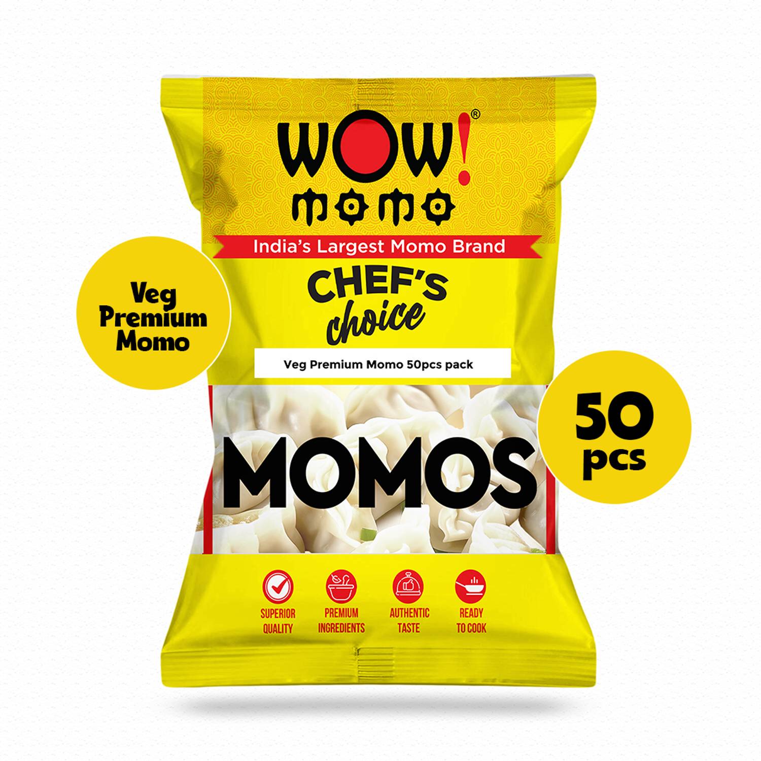 Wow! Momo Chef's Choice Veg Premium Momo Price in India - Buy Wow
