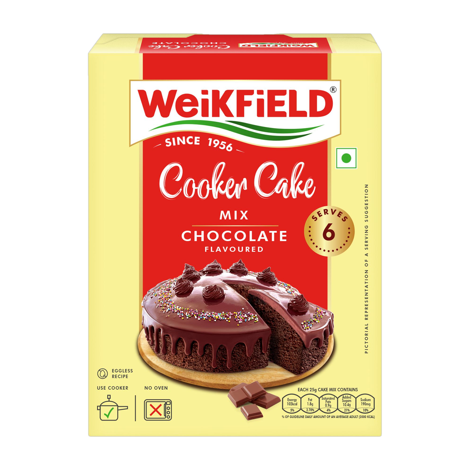 Image of WeiKFiELD Cooker Cake Mix Chocolate Flavor Carton 150 g