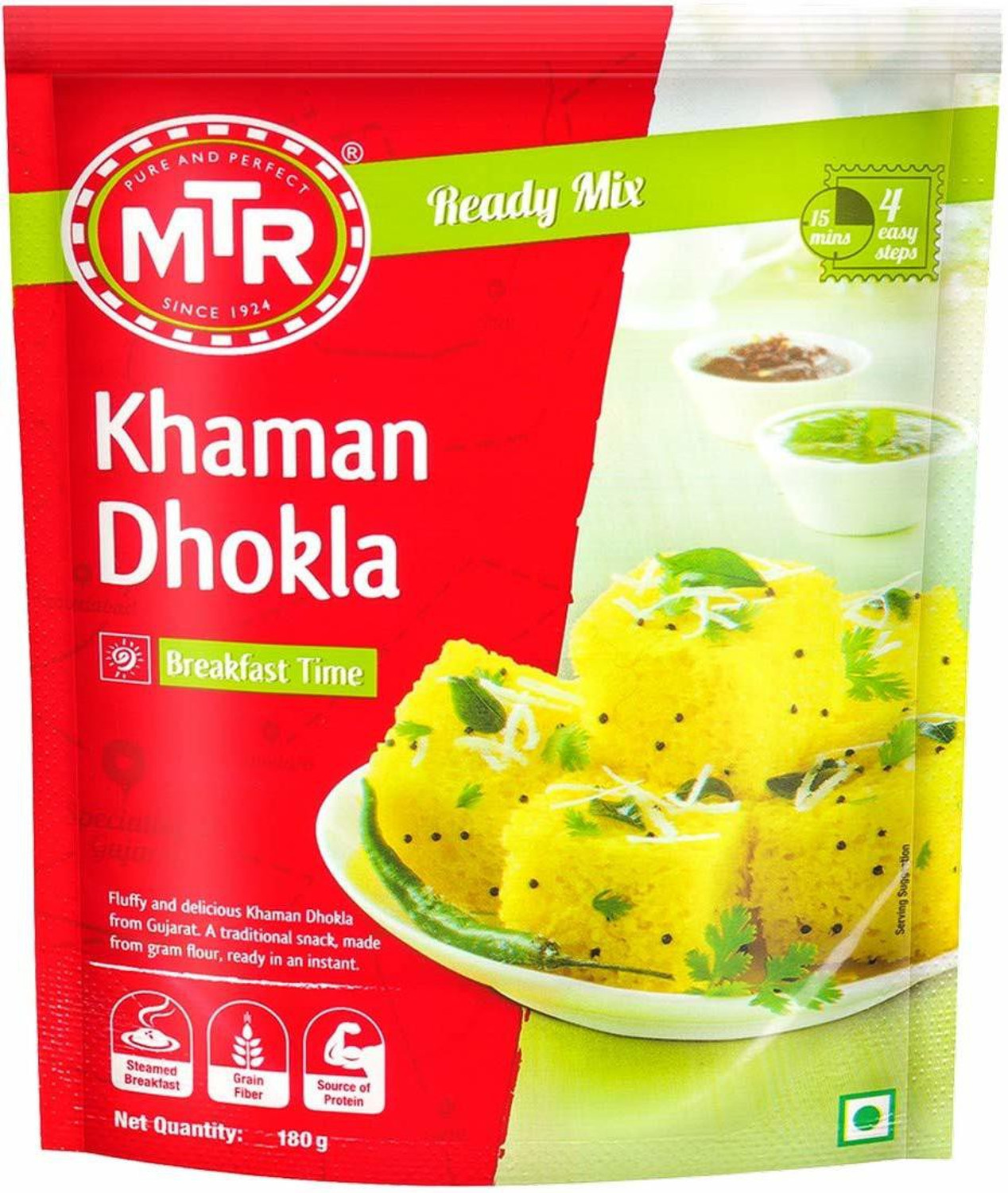 Image of MTR Instant Khaman Dhokla Mix 160g /180g (Weight May Vary) 160 g